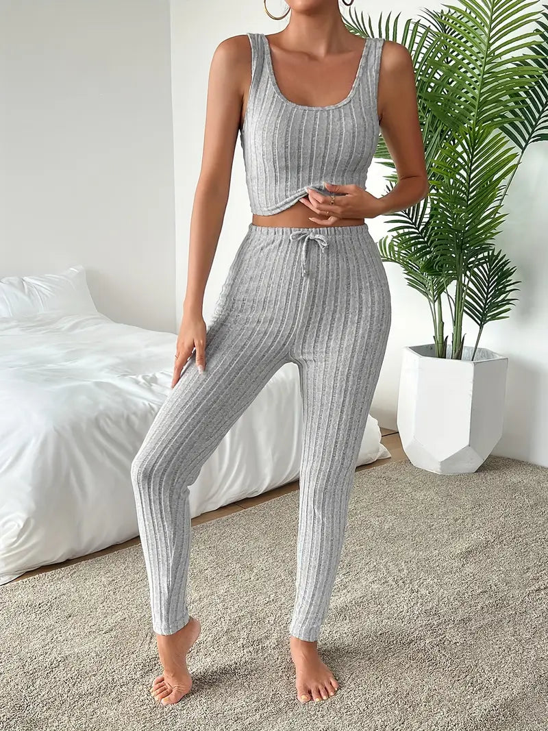 Lounge Edit 3-Piece Ribbed Set