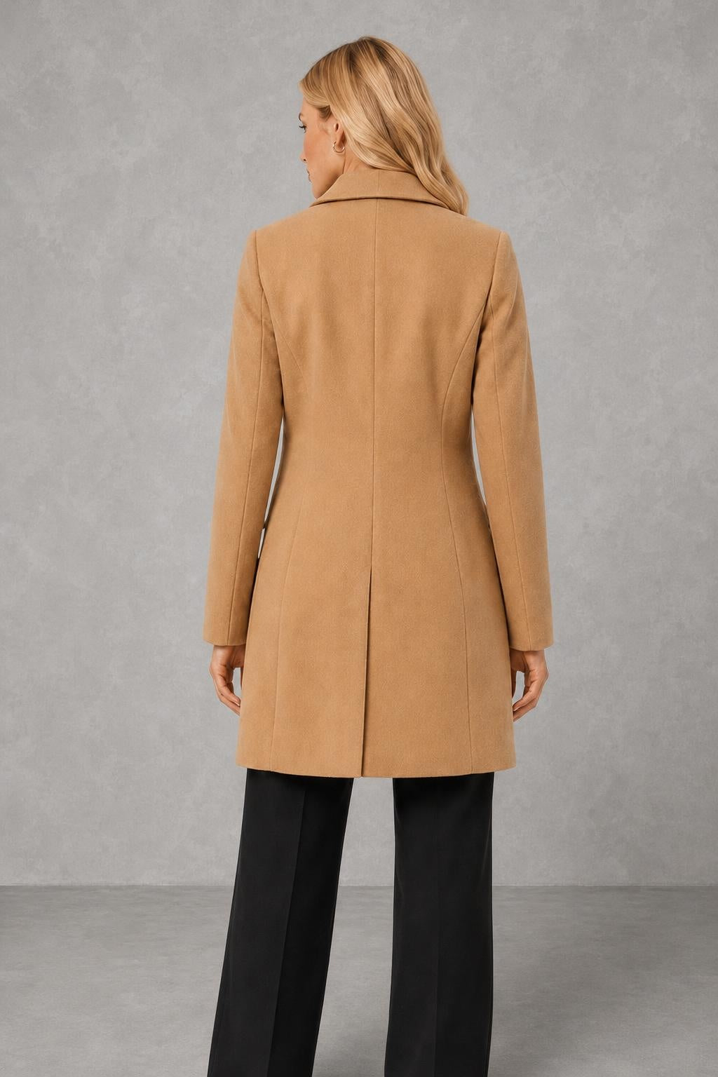 Charlotte | Notched-Lapel Button-Front Coat — studio_back — Sofia [6d587e65-0f84-479d-bdf0-2dff0965da85]