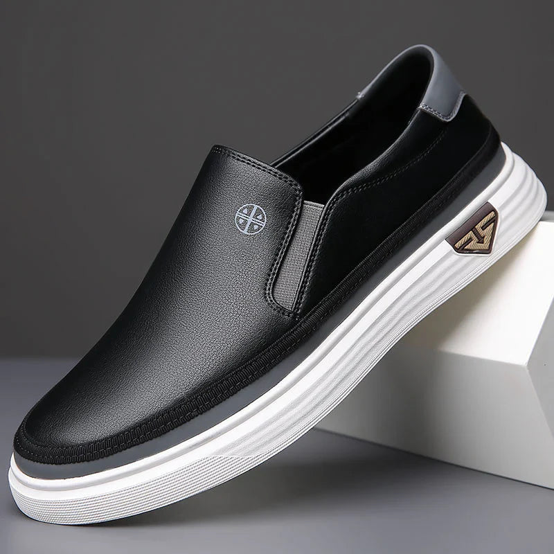 Leather Slip-Ons
