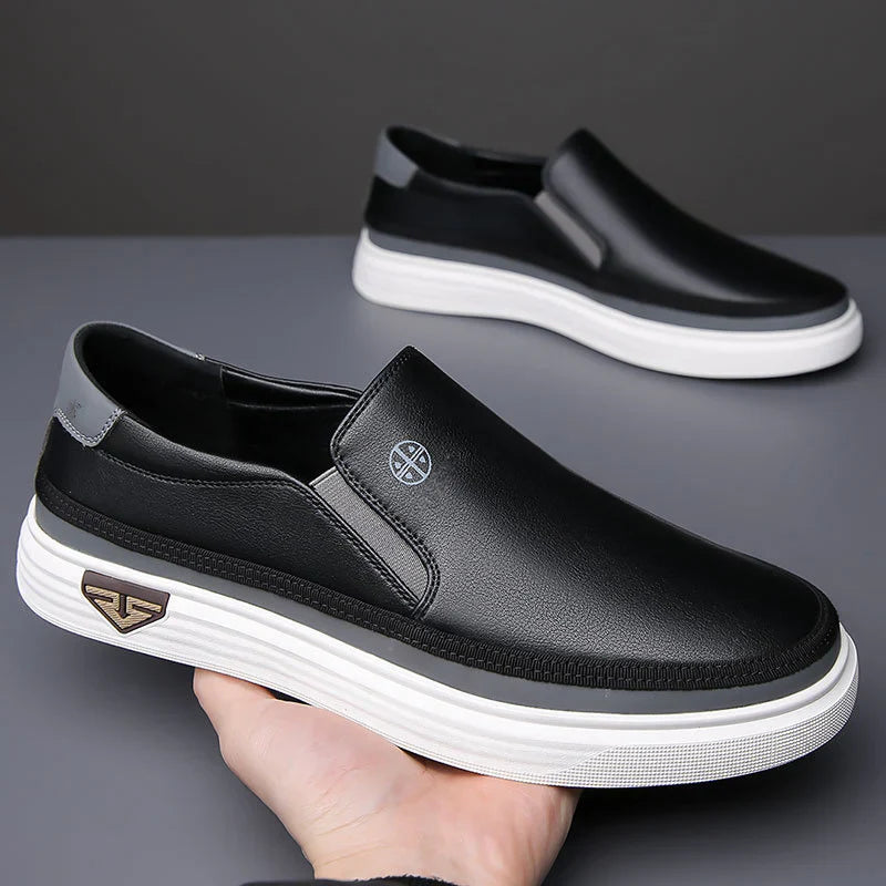 Leather Slip-Ons