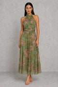 Mirelle™ Gathered Halter Midi Dress — studio_front [ed396bfc-a299-4071-8b62-5a558d3f58c0]