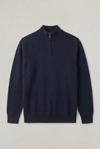 Archie | Funnel-Neck Quarter-Zip Jumper — view 5