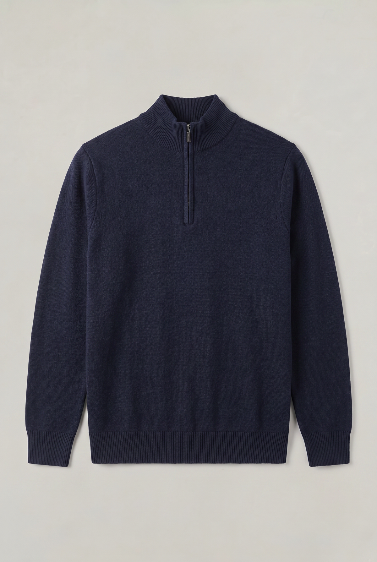 Archie | Funnel-Neck Quarter-Zip Jumper — view 5