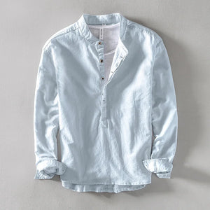 Linen Mandarin Shirt