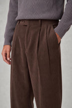 Harry | Pleated Wide-Leg Corduroy Trousers — studio_closeup — Charles [3a8f5642-4ac9-46ca-9fb1-925dff2f749a]
