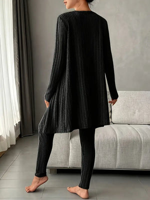 Lounge Edit 3-Piece Ribbed Set