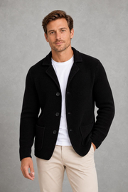 Leon | Patch-Pocket Knitted Blazer — studio_front — Charles [42410c4d-4837-4e3a-8cd5-67c57bd59e86]