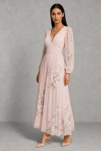 Prescela | Floral Midi Dress — studio_three_quarter — Helena [480d1293-4884-4953-882b-ccf6463b3afd]