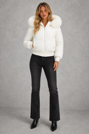 Lily | Plush-Hood Cropped Puffer Jacket — studio_front — Sofia [05f2e680-2a13-40aa-97b6-99a5b2ea4420]