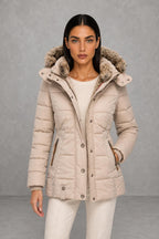 Emily | Faux-Fur Hood Quilted Jacket — studio_front — Helena [1252b8f9-8c81-45ee-97e1-cc5ef19894b9]