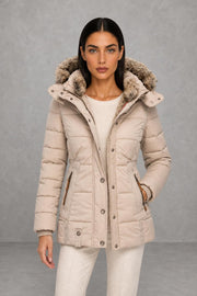 Emily | Faux-Fur Hood Quilted Jacket — studio_front — Helena [1252b8f9-8c81-45ee-97e1-cc5ef19894b9]