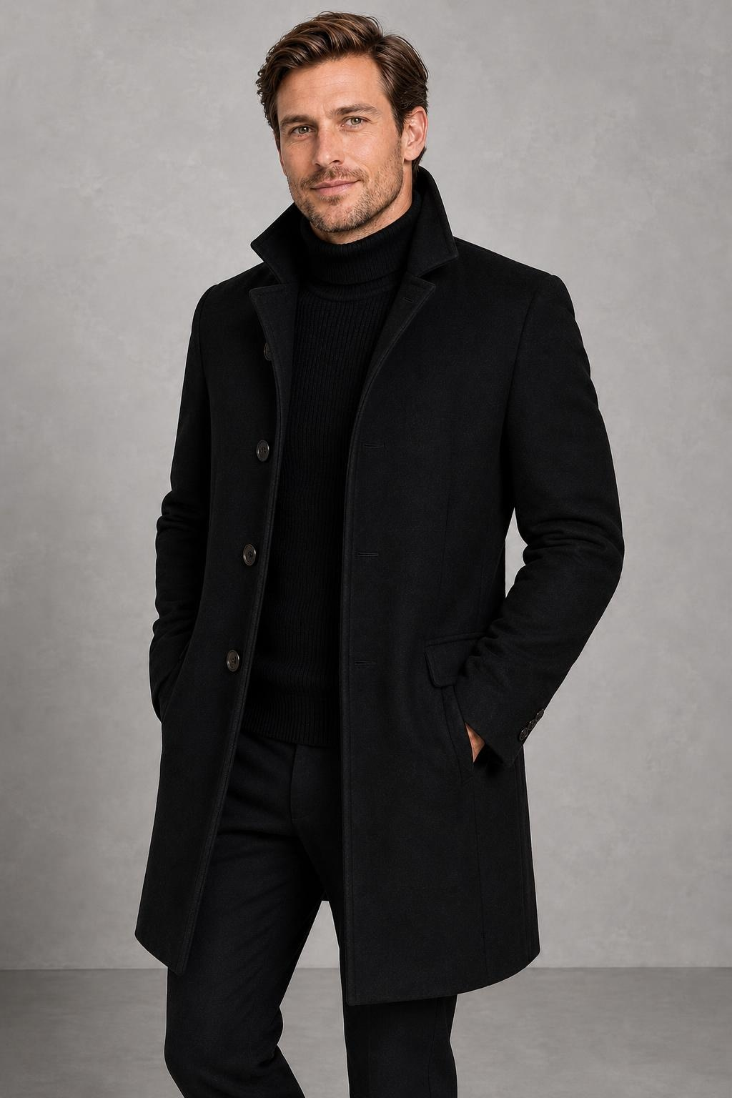 Callum | Stand-Collar Button-Front Coat — studio_three_quarter — Charles [a81e5704-8e52-4b39-8414-bbb6e80bb21b]