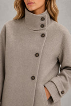 Lola | Asymmetric High-Collar Jacket — studio_closeup — Sofia [e7633544-555a-4fb6-8c9f-5762606acfce]