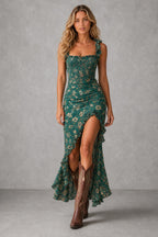 Mika | Boho Retro Maxi Dress — studio_front — Sofia [17a9d15f-4000-4c31-9118-8c8c2031a420]