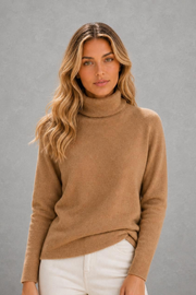 Felicity | Rib-Edge Roll-Neck Jumper — studio_front — Sofia [56a93f33-ab03-43b8-af3f-3d83e87dbc16]