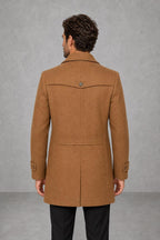 Henry | Zip-Bib Longline Overcoat — studio_back — James [b62f0f03-927e-4389-b803-c3a6fe8e3e6a]