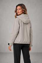 Evelyn | Contrast-Zip Hooded Jacket — studio_back — Sofia [29481675-8617-4979-a9a4-3d2bb3759d62]