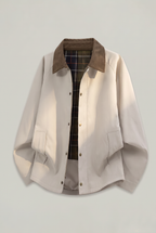 Charlie | Contrast-Collar Button-Front Jacket — view 5