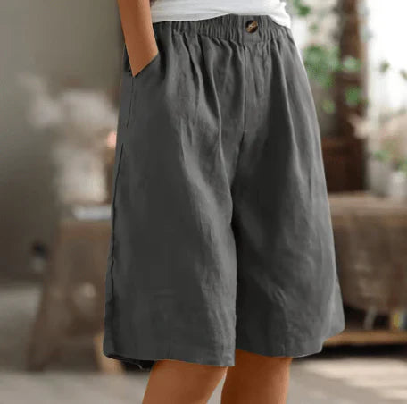 Loose Linen Shorts