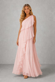 Tracey One-Shoulder Ruffle Maxi Dress — studio_front — Sofia [f5c31e16-6f5e-474a-82cc-0f152cdc54bd]