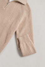 Daniel | Ribbed Quarter-Zip Jumper — view 6