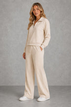 Ella | Half-Zip Wide-Leg Lounge Set — studio_three_quarter — Sofia [8a45d5a5-2e51-4ea6-aa64-d3d9774d105c]