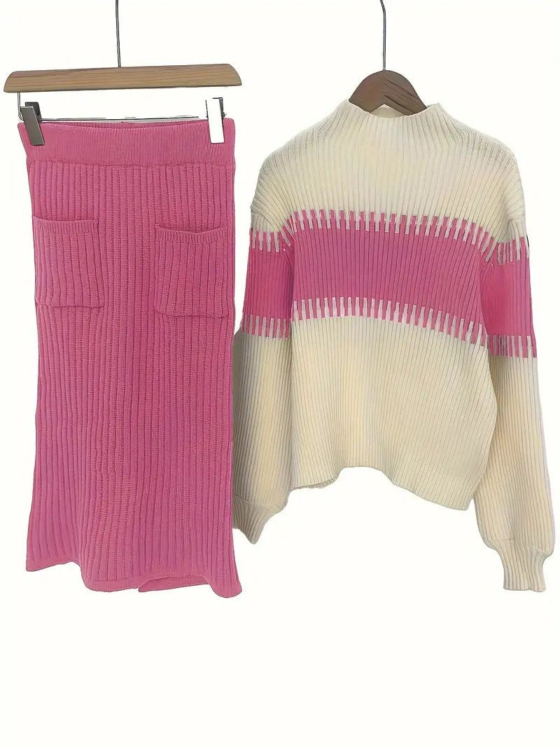 Anastasia Panel Knit Co-Ord