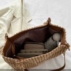 Layla - Elegant Corduroy Tote Bag