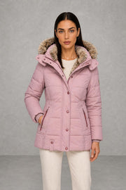 Emily | Faux-Fur Hood Quilted Jacket — studio_front — Helena [51cd2bef-8b38-4f2e-9e8b-b9801e031941]