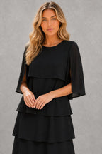 Lydia | Split-Sleeve Tiered Midi Dress — studio_closeup — Sofia [77986b4f-1ca5-4267-b8b4-12711857a33d]