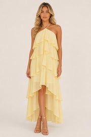Camila | Tie-Strap Tiered Floral Maxi Dress