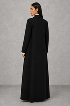 Rose | Notch-Lapel Longline Coat — studio_back — Helena [2aca3570-3ba6-4795-8afe-332ef9089825]