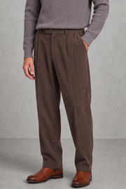 Harry | Pleated Wide-Leg Corduroy Trousers — studio_front — Charles [04005a45-6488-4f98-98ad-61783d80a0c1]