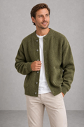 Reuben | Round-Neck Patch-Pocket Cardigan — studio_three_quarter — Charles [6789814c-b908-4772-b3e6-09d91d3c56a2]