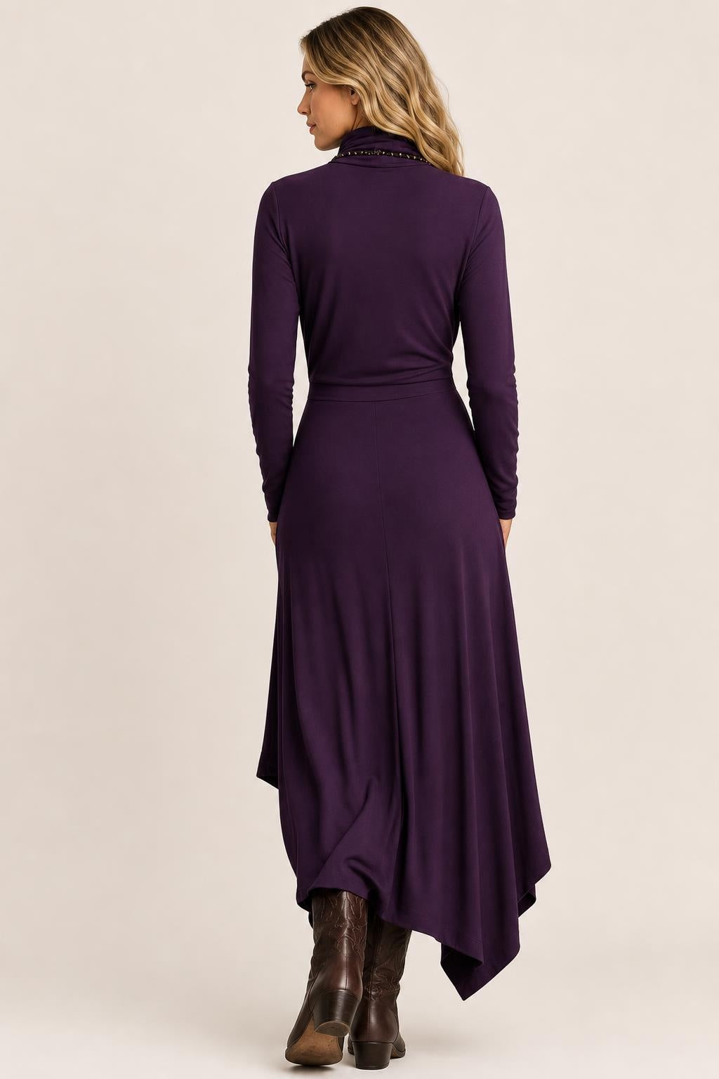 Zaria Draped Cotton-Blend Maxi Dress — studio_back — Sofia [2fd1b9b2-e8db-47ce-b8b3-cca003362e73]