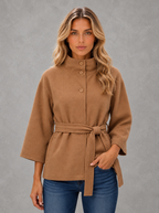 Elena | Tie-Waist Wide-Sleeve Jacket