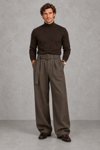 Lucas | Pleated Full-Length Trousers