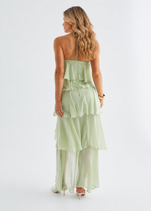 Camila | Tie-Strap Tiered Floral Maxi Dress