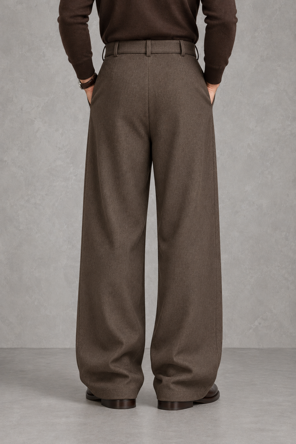Lucas | Pleated Full-Length Trousers