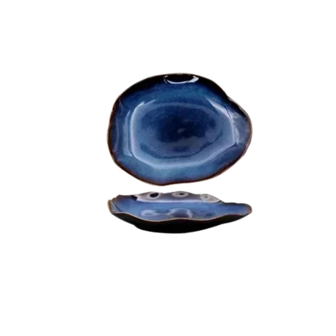 Indigo Blue Luxury Dinner Plates