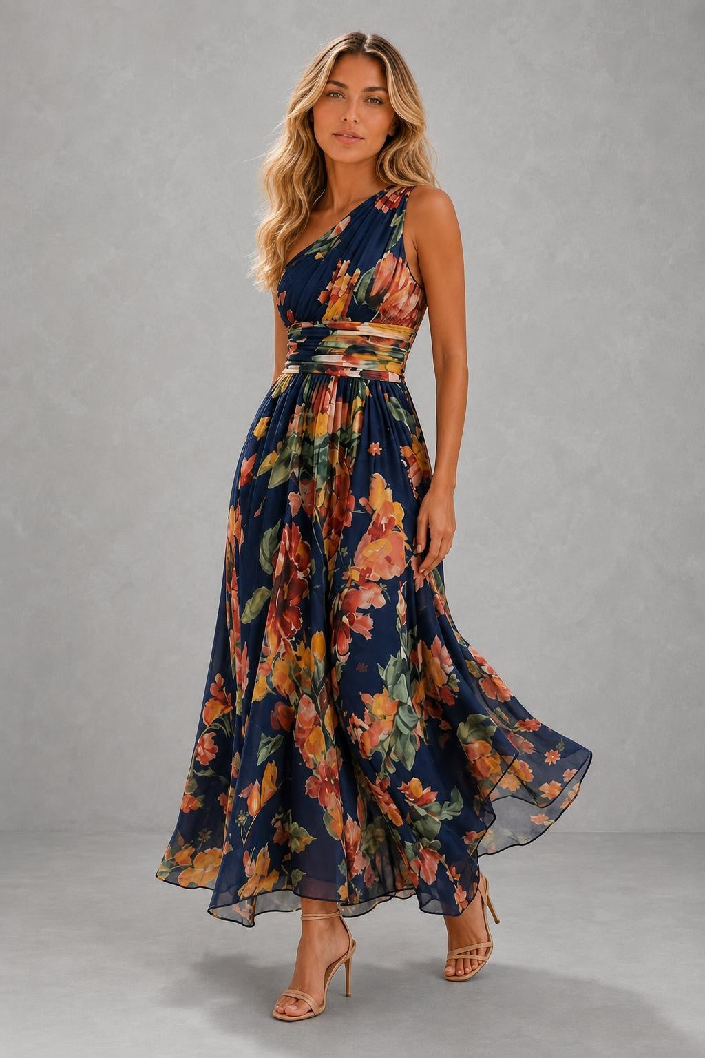 Celeste | One-Shoulder Floral Maxi — studio_three_quarter — Sofia [475f499c-85eb-4916-b9ac-d44d3ec91743]