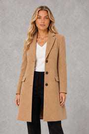 Charlotte | Notched-Lapel Button-Front Coat — studio_front — Sofia [b7be03c7-0076-48bd-8fc7-c3750cf0bf31]