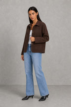 Molly | Patch-Pocket Collared Jacket — studio_three_quarter — Helena [a2302c0d-a1ab-4c2d-8d4c-79b03c562943]