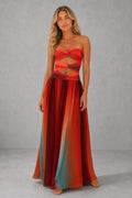 Celeste Colour-Block Cut-Out Maxi Dress — studio_front — Sofia [0edf0a5c-80c3-4558-9cbd-79a388a78d70]