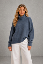 Eleanor | Drop-Shoulder Roll-Neck Jumper — studio_front — Sofia [9f8f2363-58ec-4b50-9c7d-14fd702d2599]