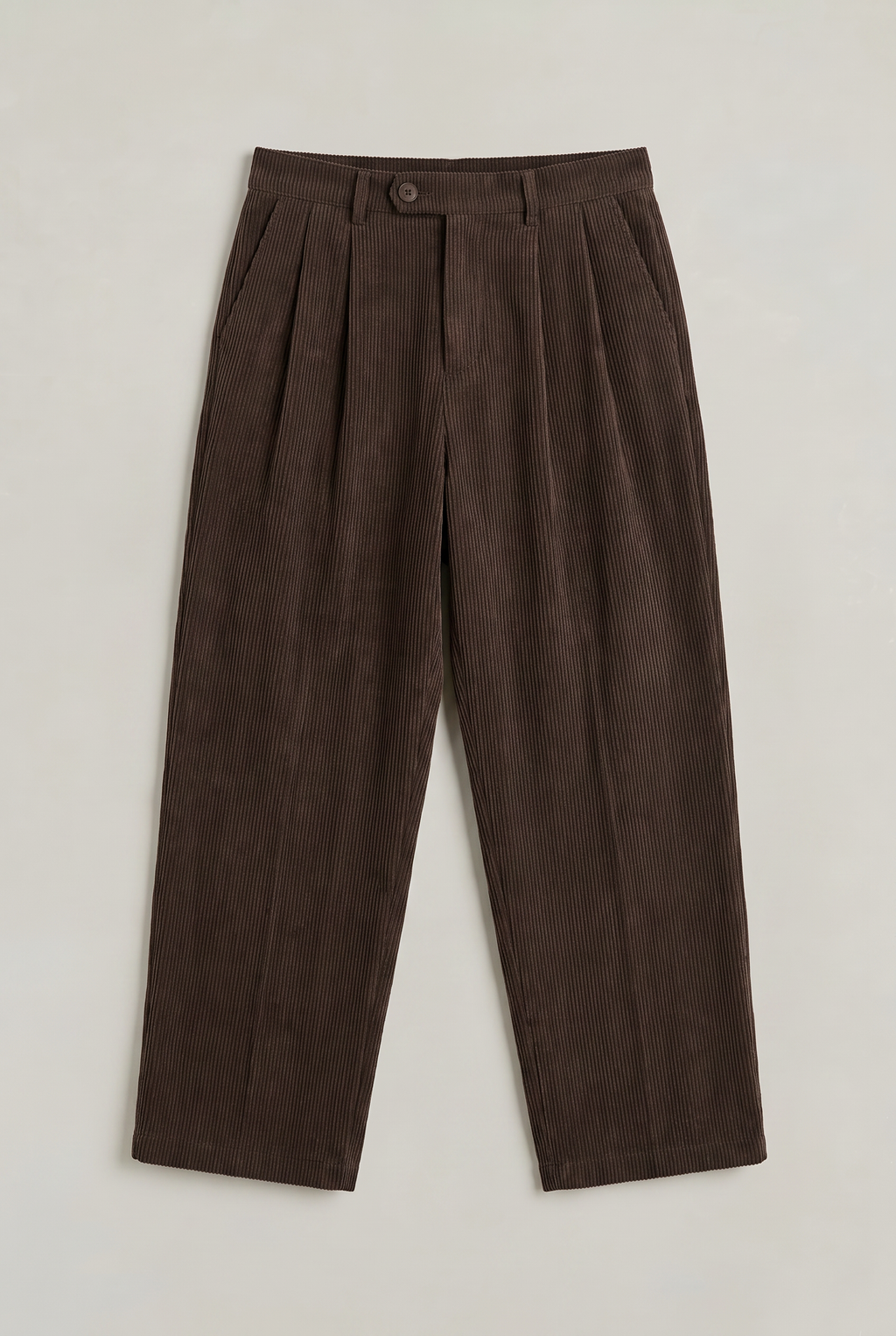 Harry | Pleated Wide-Leg Corduroy Trousers — view 6