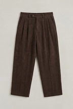 Harry | Pleated Wide-Leg Corduroy Trousers — view 6