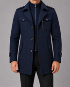 Henry | Zip-Bib Longline Overcoat — view 1