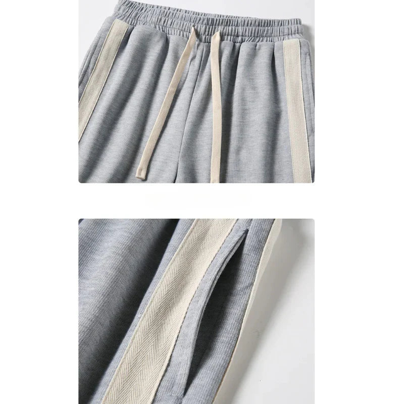 Comfortable Striped Joggers