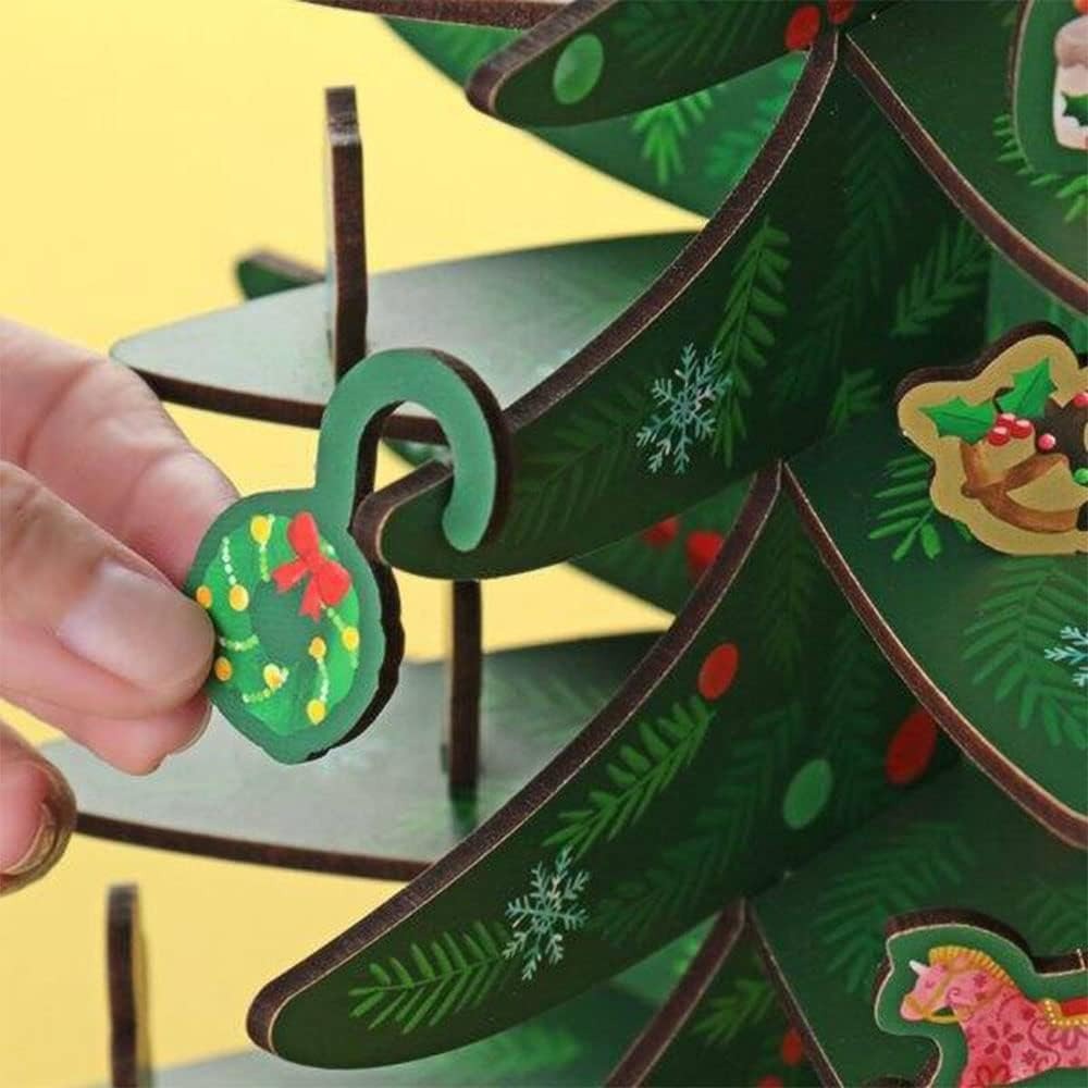 Countdown Calendar Tree Kit – 3D Christmas Tree Advent Calendar